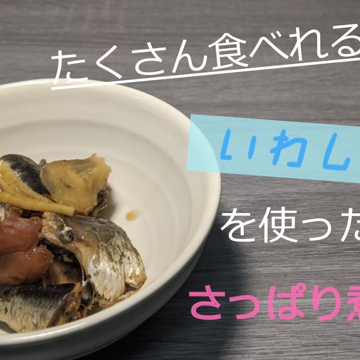 夏でも食べれる！いわしのサッパリ煮